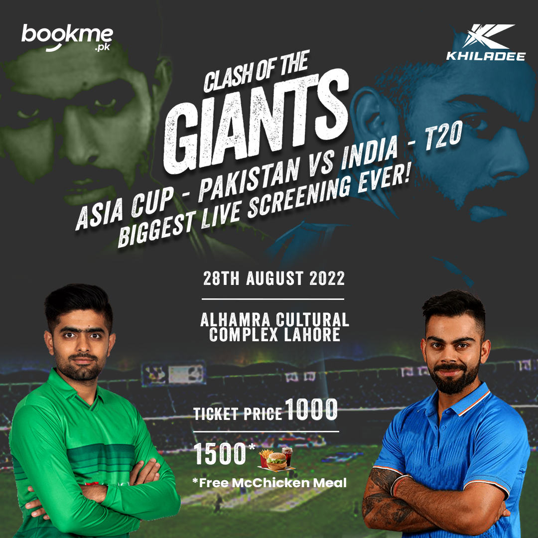 Clash of the Giants in Asia Cup 2022 Event Tickets Online Booking